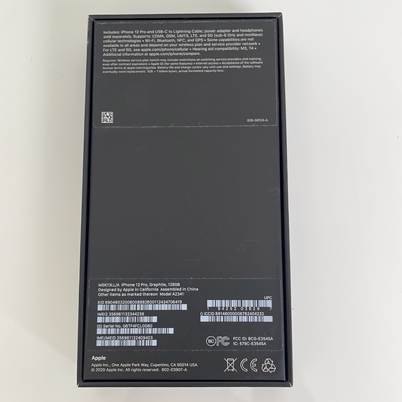iPhone 12 Pro, Graphite, 128 GB Empty Box. - Picture 4 of 4